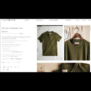 Imogene and Willie Women’s Olive Green Tee 100% Cotton